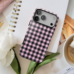 Pink Punk | Gingham iPhone Case