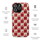 Cherry Check Phone Case
