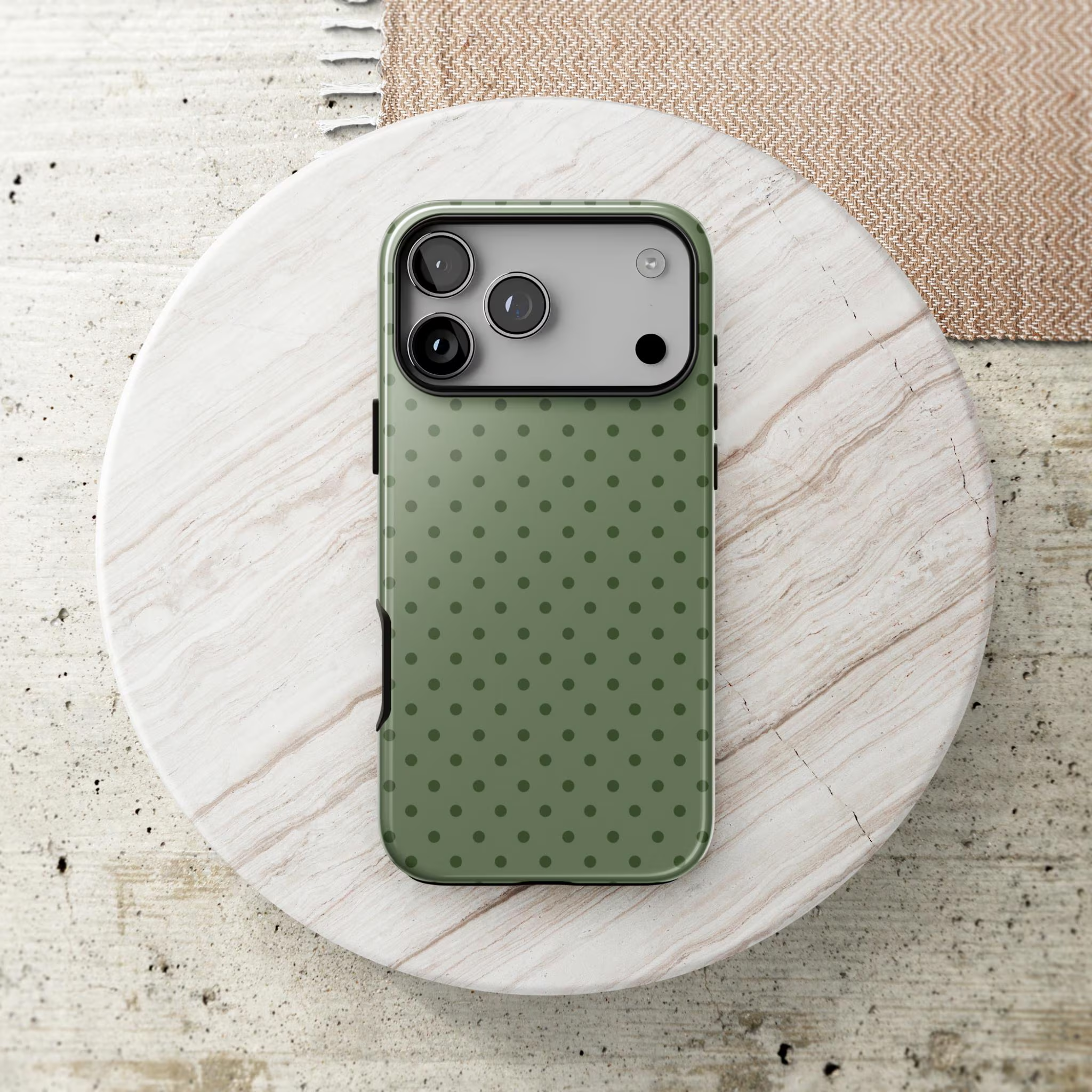 Olive Dot | iPhone Case