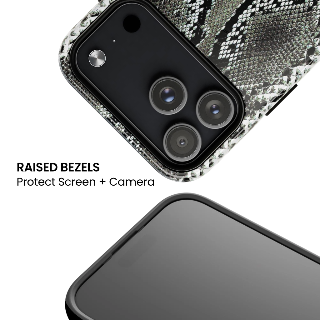 Cold Blooded | Gray Python MagSafe Case