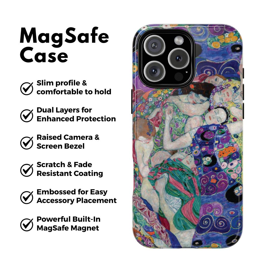 The Maiden Klimt Collage MagSafe Case