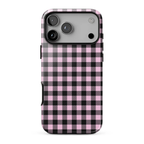 Pink Punk | Gingham iPhone Case