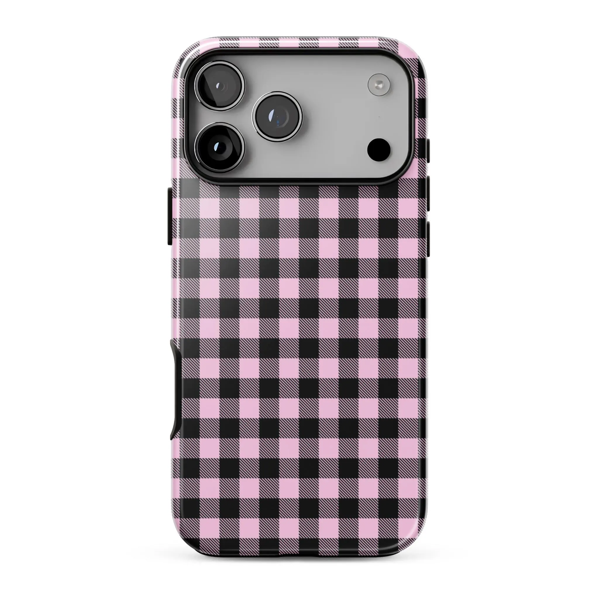 Pink Punk | Gingham iPhone Case