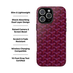 Designer Weave Purple iPhone Case