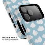 Cloud Nine | Blue Cloud Print MagSafe Case
