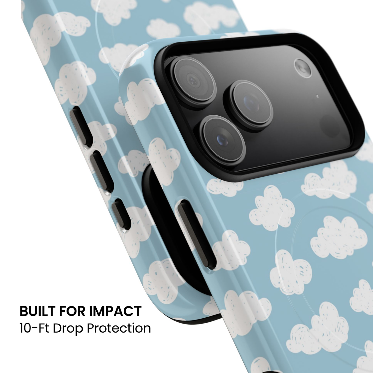 Cloud Nine | Blue Cloud Print MagSafe Case