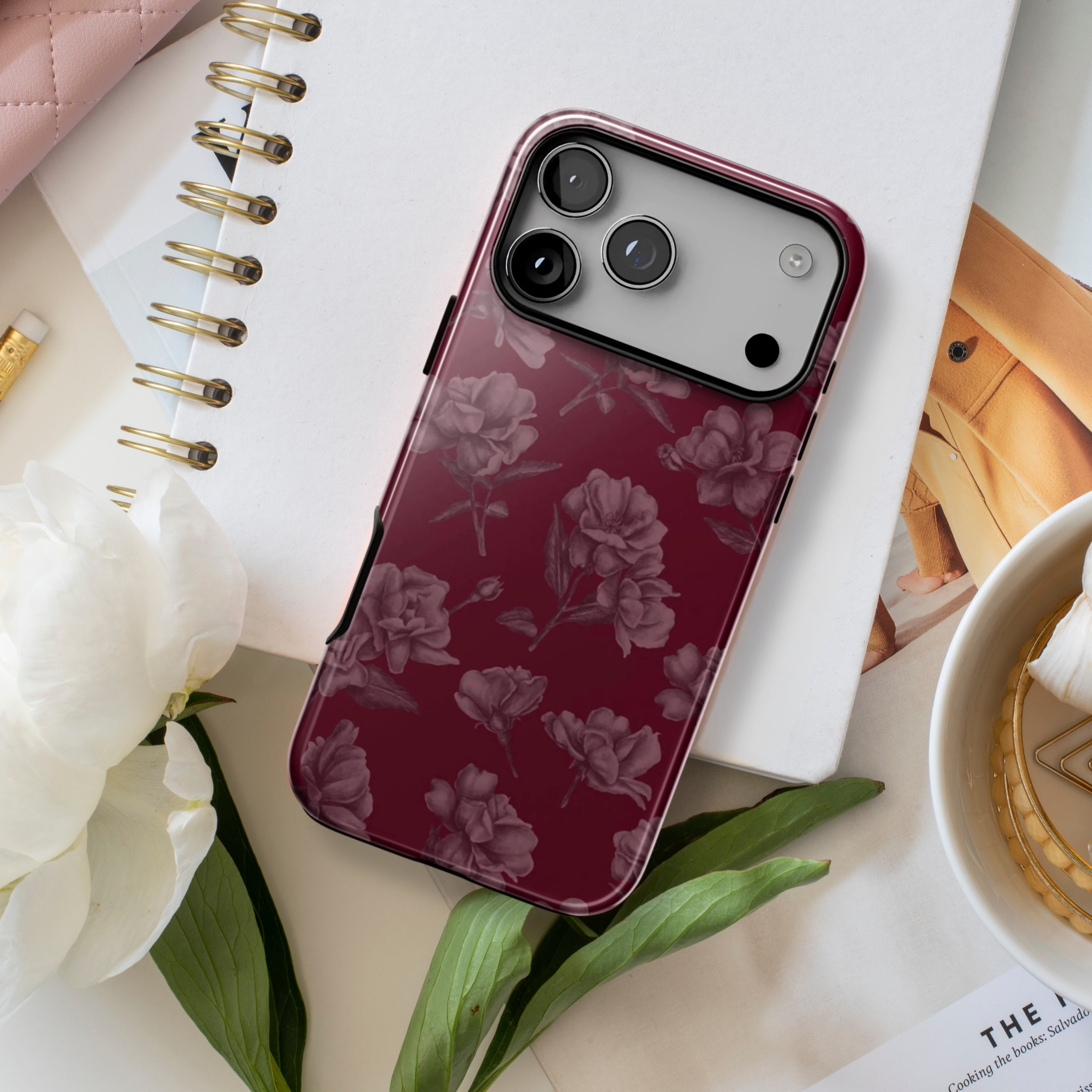 Femme Fatale | Dark Floral iPhone Case