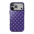 Plum Pop | Polka Dot iPhone Case