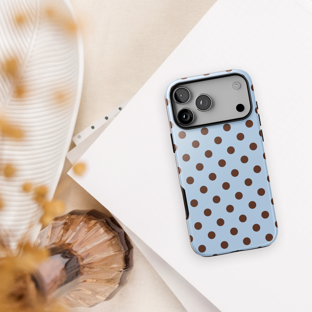 Mocha Dot | iPhone Case