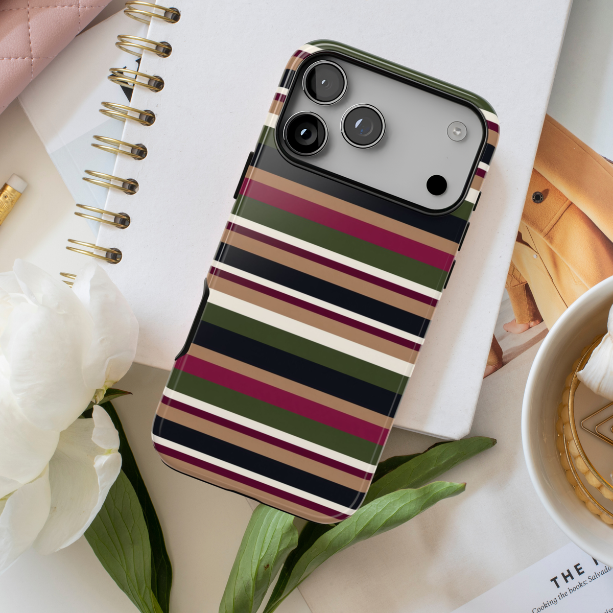 West End | Retro Striped iPhone Case
