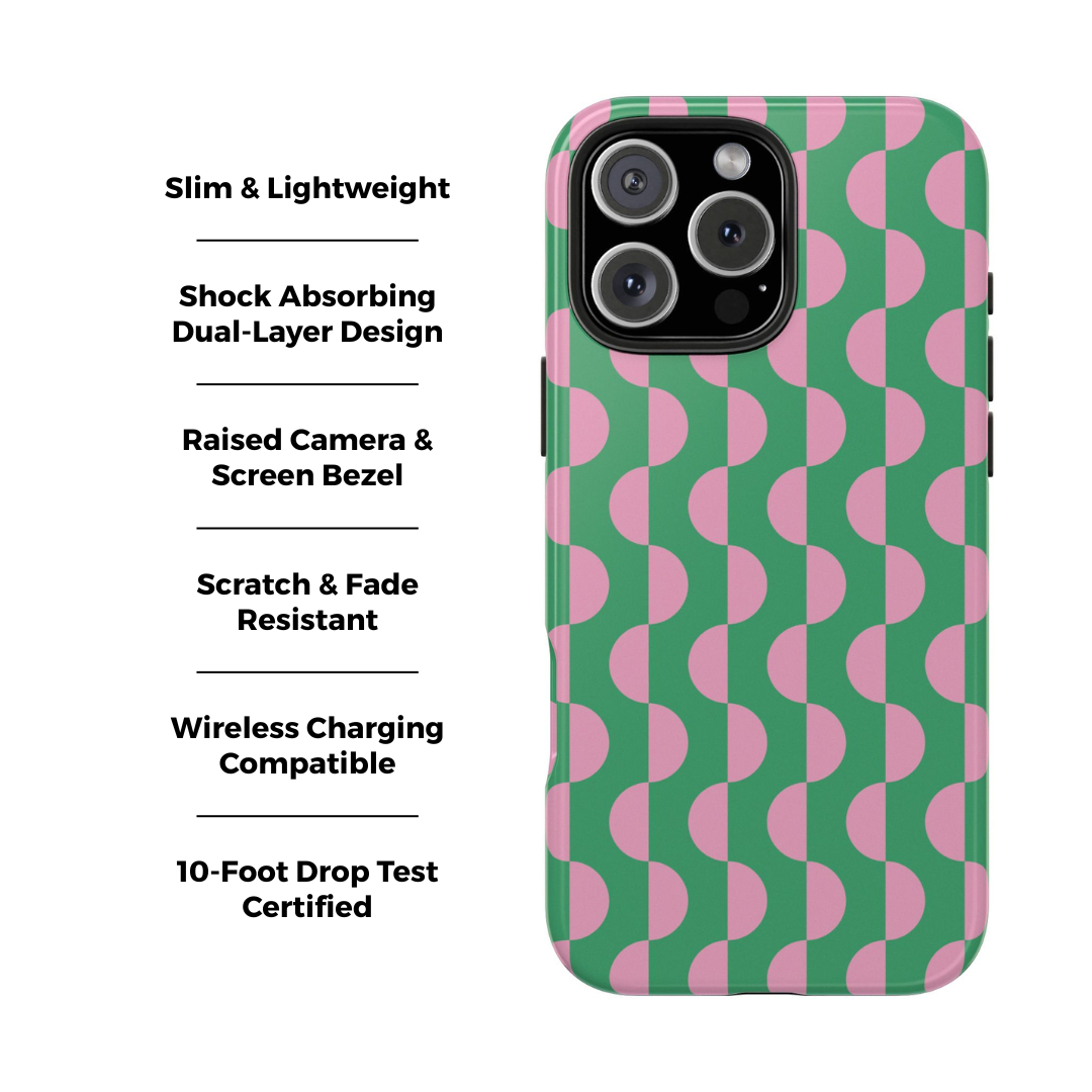 Moon Over Miami Retro iPhone Case