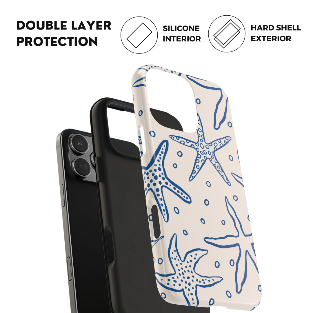 Blue Starfish iPhone Case