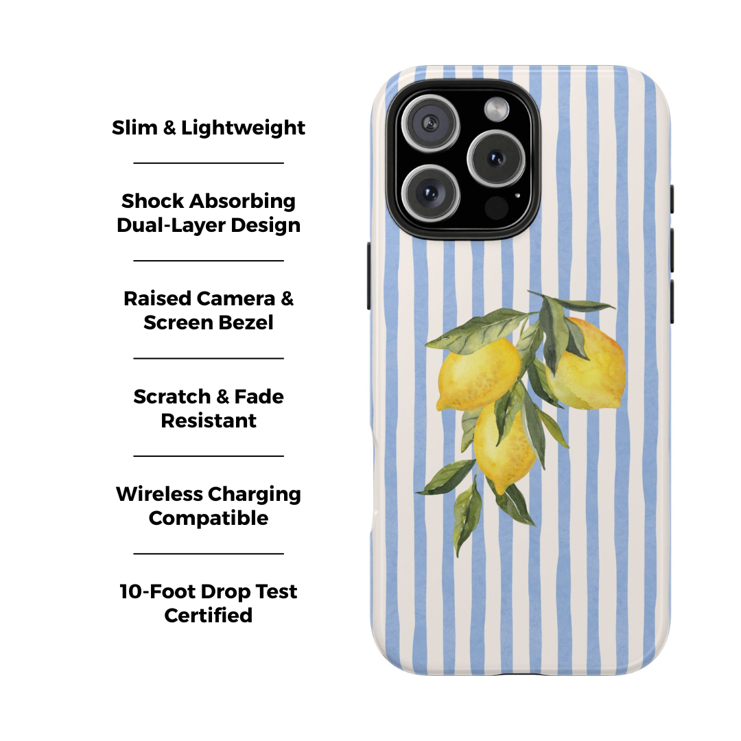 Limone Stripe iPhone Case