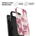 Coque iPhone Whimsy | Nœuds roses