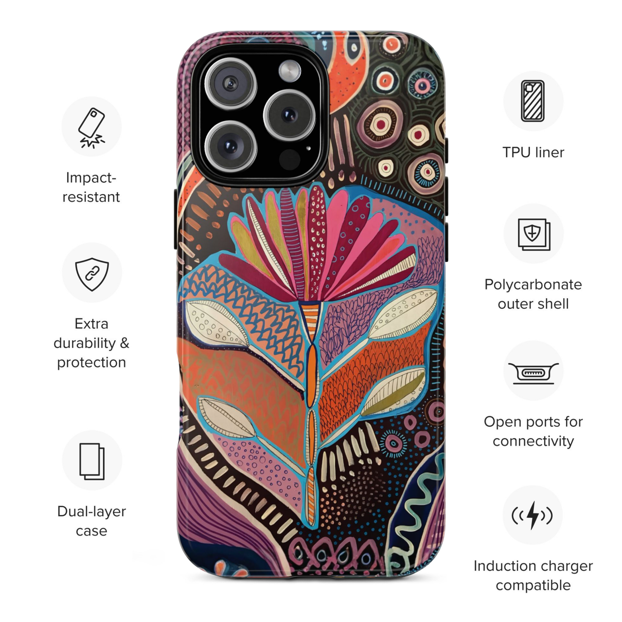 Bohemian Bloom iPhone Case