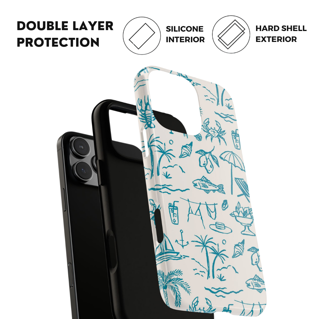 Meet Me Seaside iPhone Case