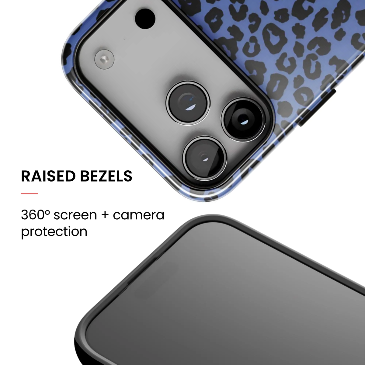 Blue Wild | Leopard iPhone Case