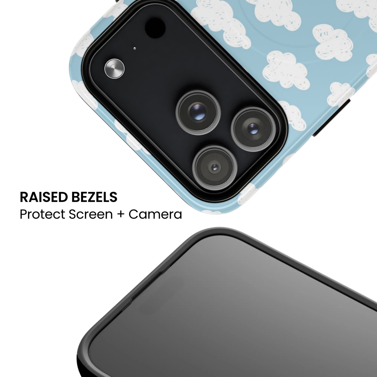 Cloud Nine | Blue Cloud Print MagSafe Case