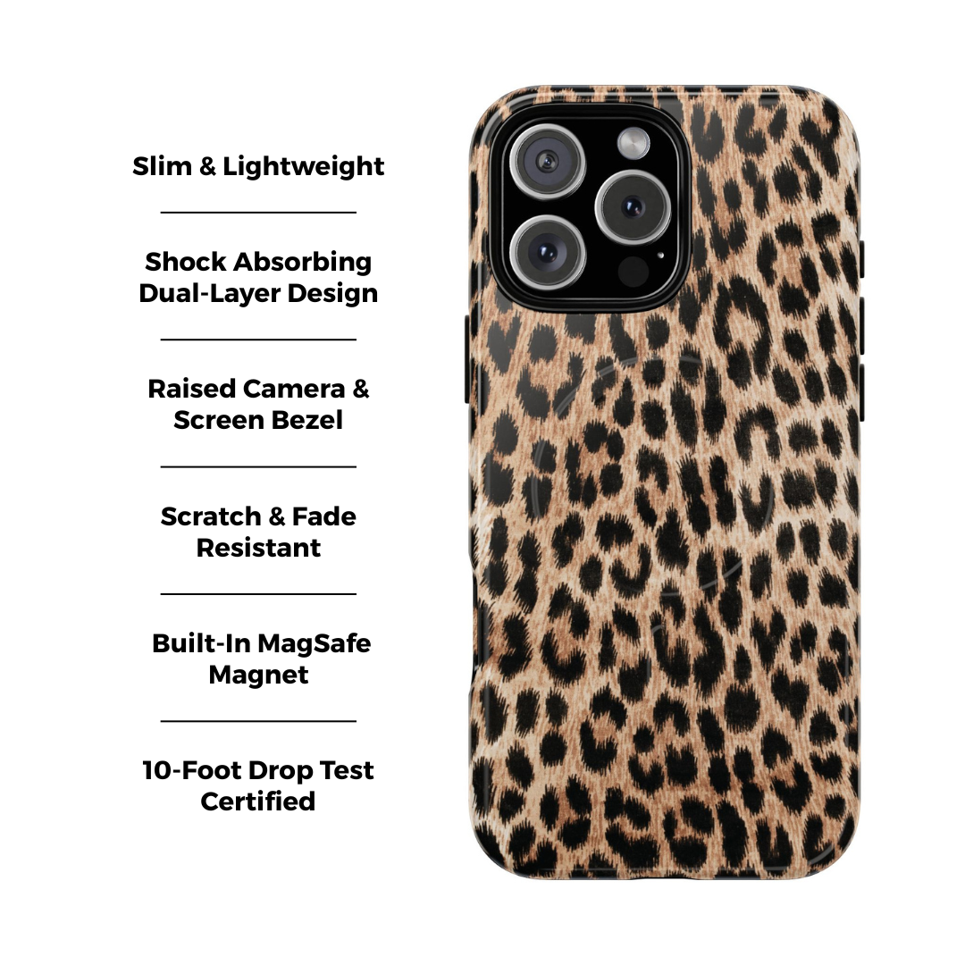 Untamed | Funda MagSafe con estampado de leopardo 