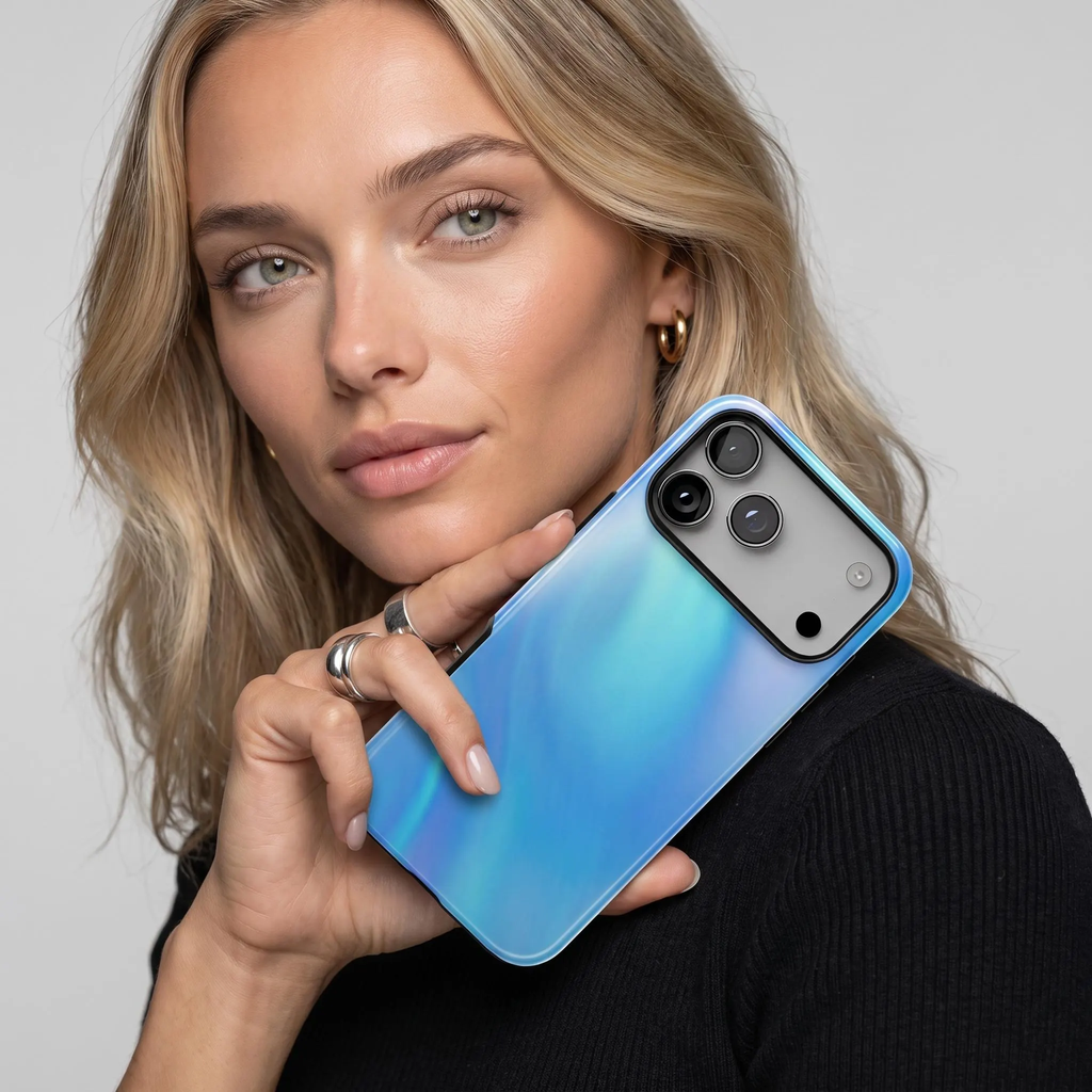 Blue Aura | Gradient iPhone Case