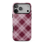 Berry Cute | Plaid iPhone Case