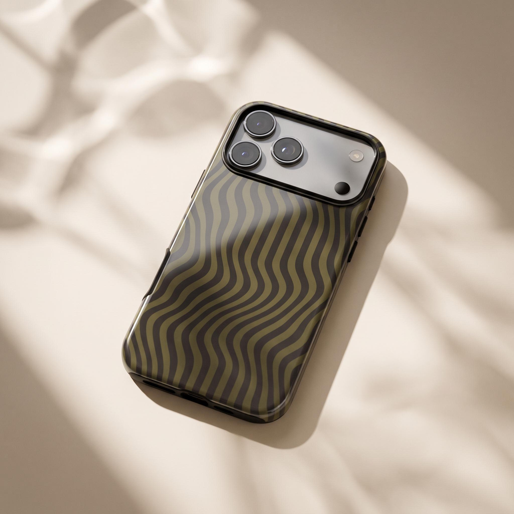 In Motion | Wavy Stripe iPhone Case