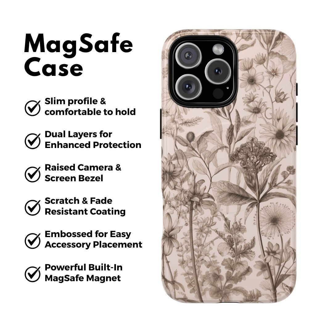 Wildflowers Floral MagSafe Case