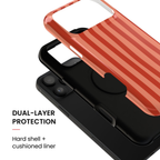 Orange Crush | Wavy Stripe iPhone Case
