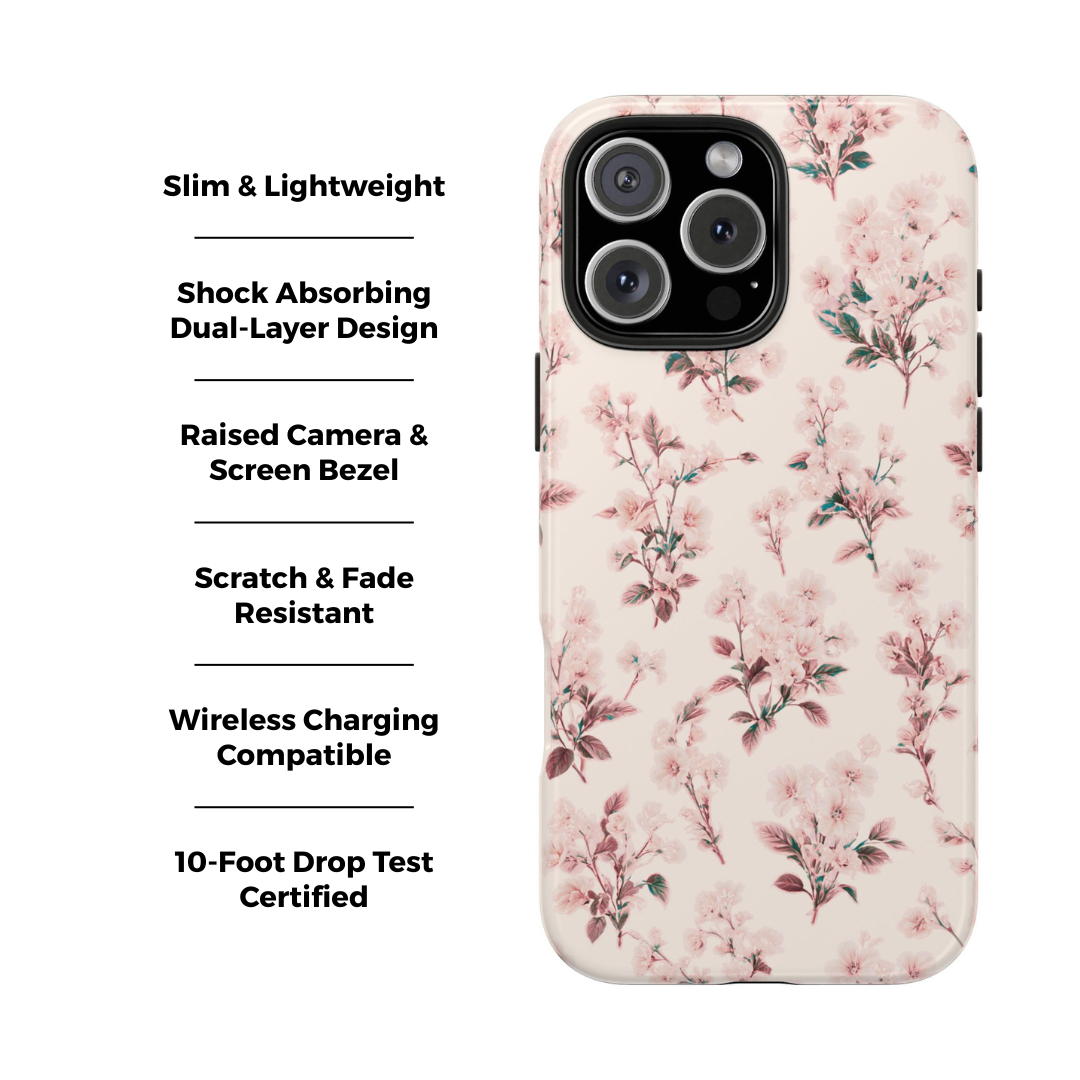 Paper Flowers Floral iPhone Case