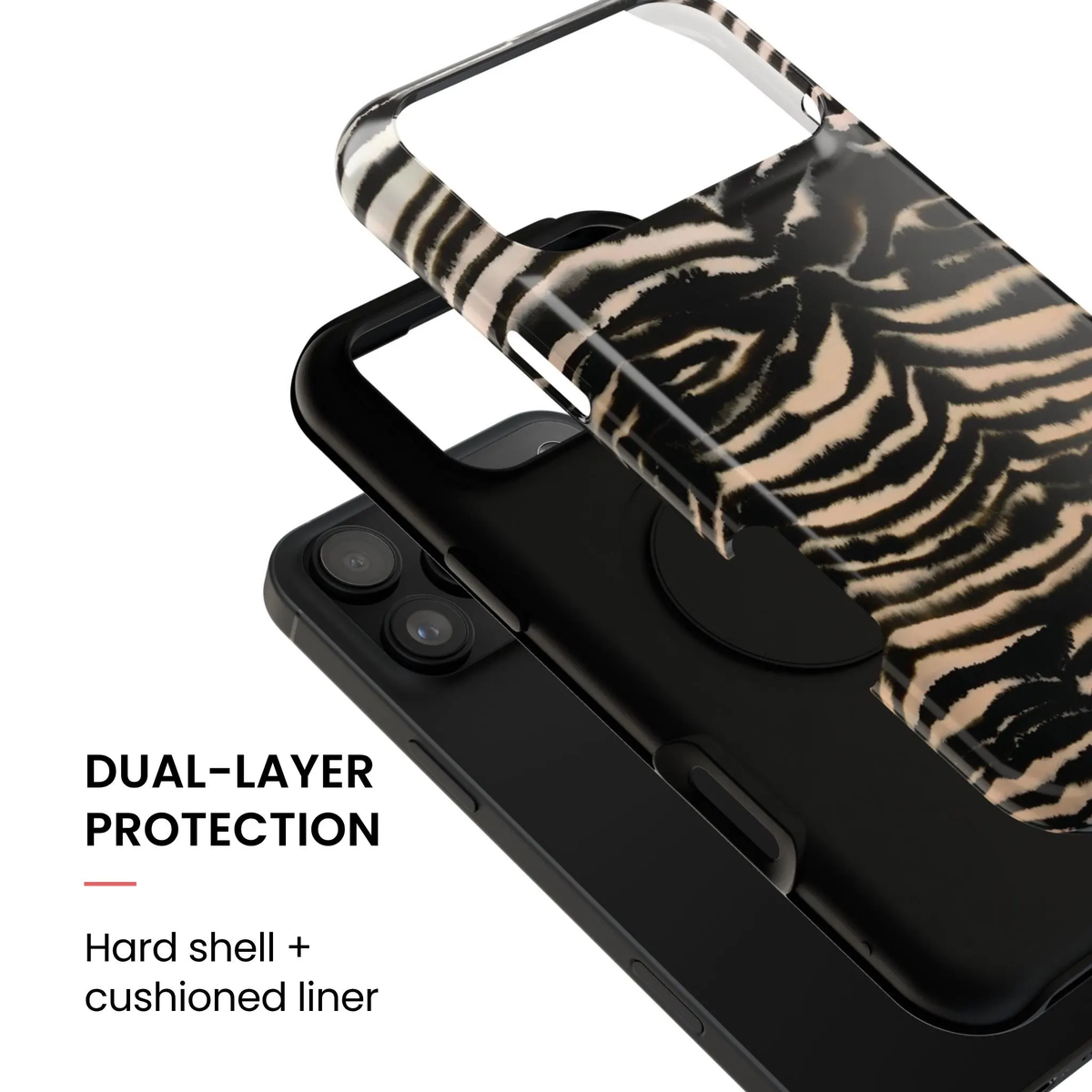 Organic Wild | Zebra Print iPhone Case