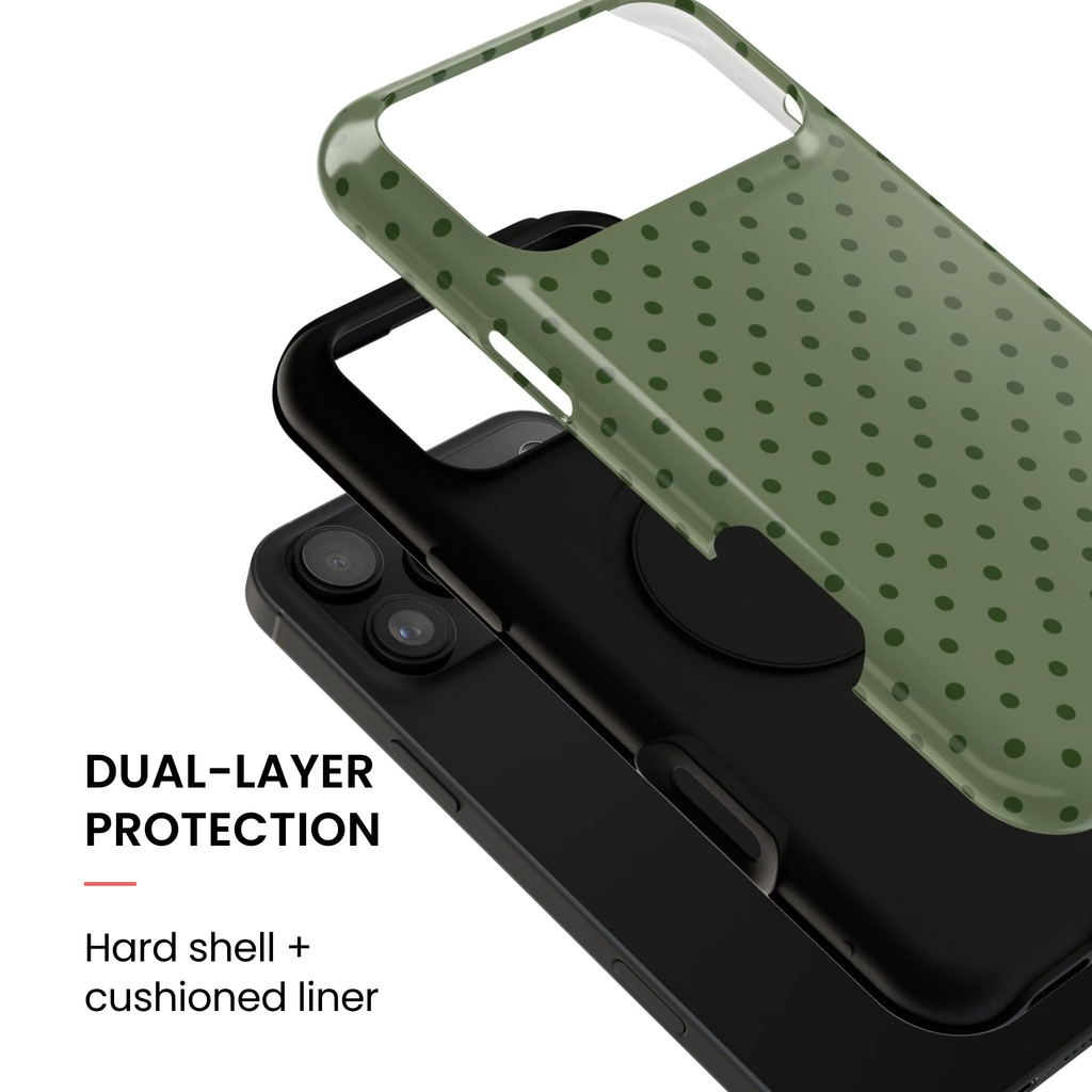 Olive Dot | iPhone Case
