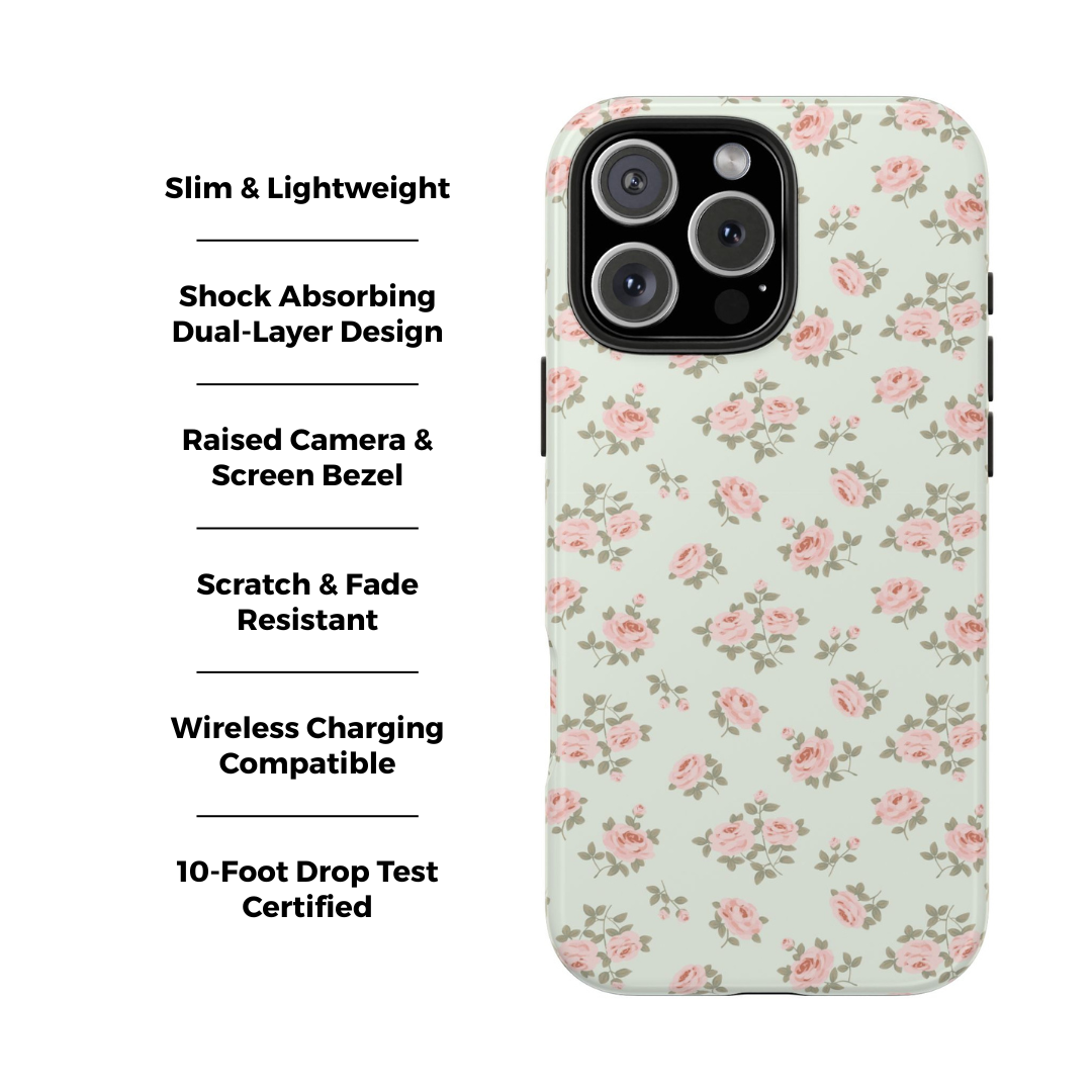 Sweetheart Dainty Rose iPhone Case