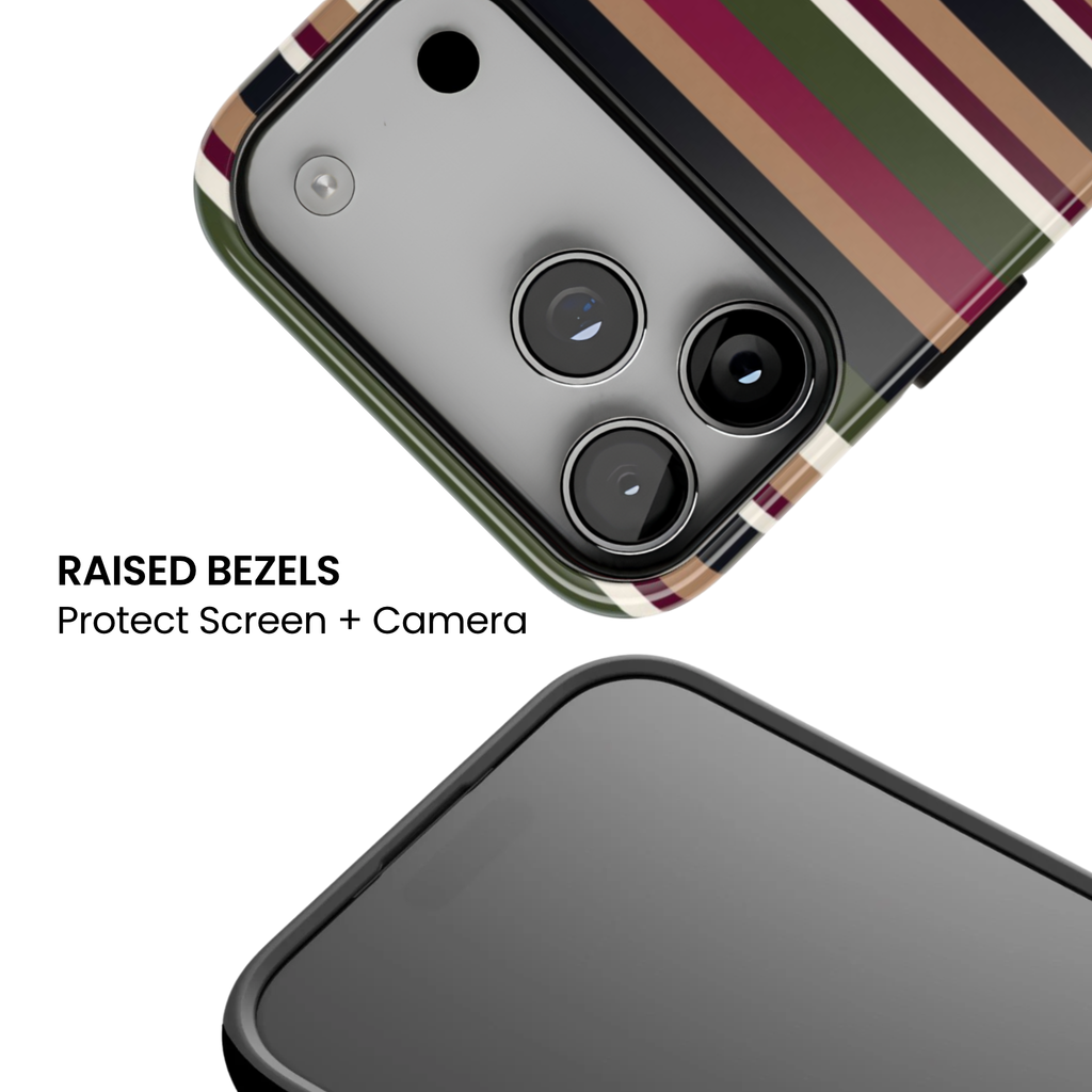 West End | Retro Striped iPhone Case