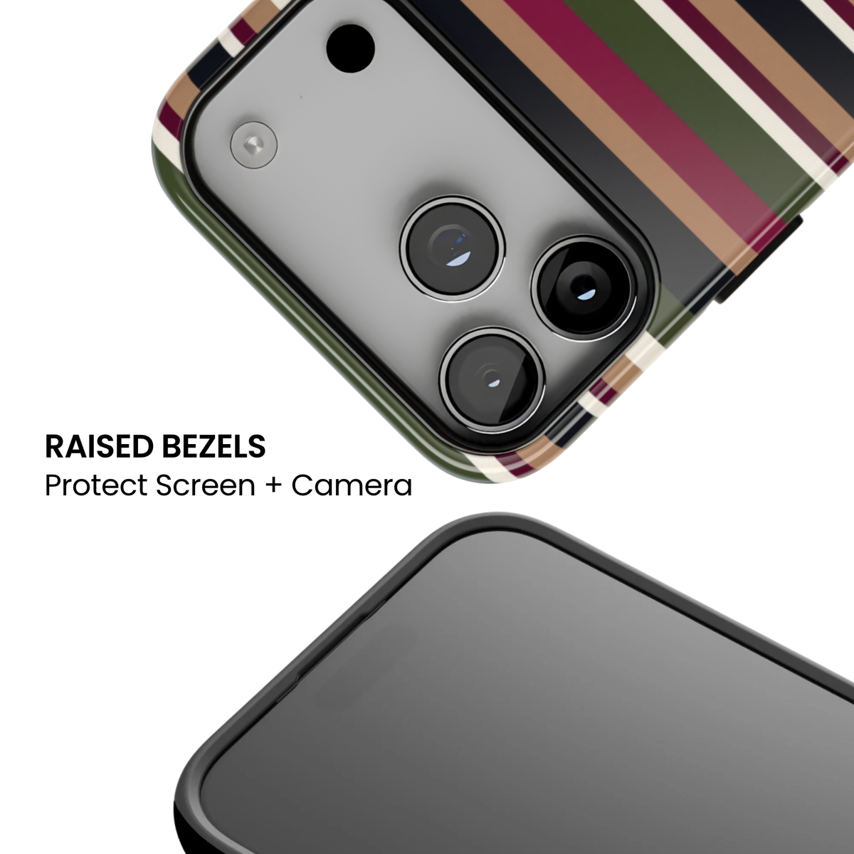 West End | Retro Striped iPhone Case