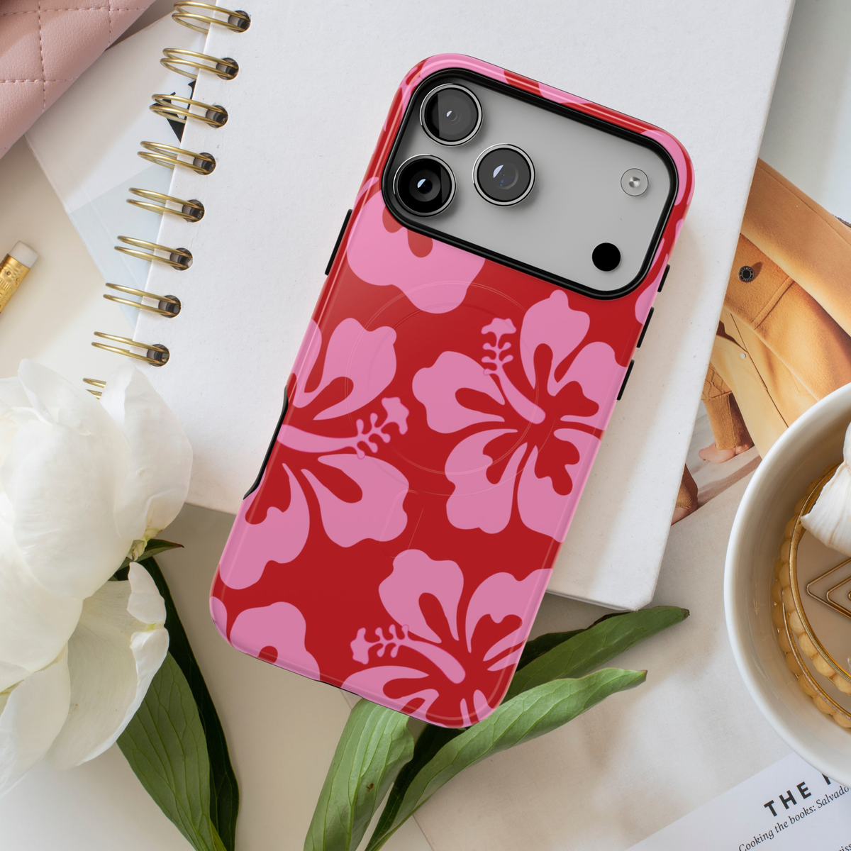 Island Vibe | Hibiscus Floral MagSafe Case