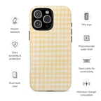 Buttercup Check Phone Case