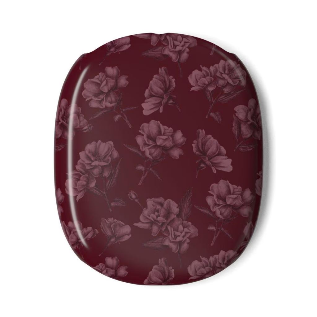 Femme Fatale | Burgundy Floral AirPods Max Case