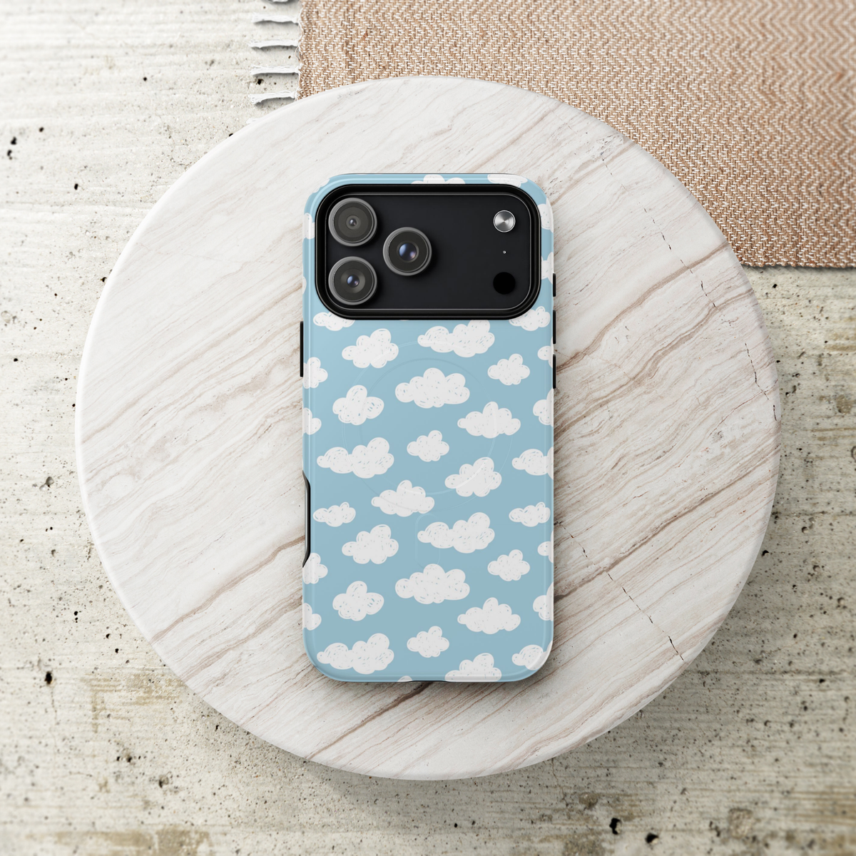 Cloud Nine | Blue Cloud Print MagSafe Case