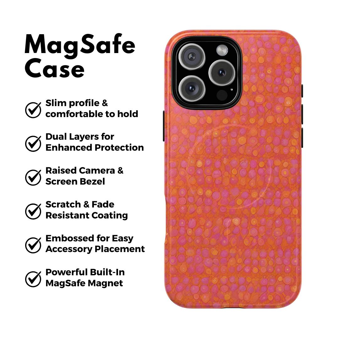 Estuche retro MagSafe con puntos modificados