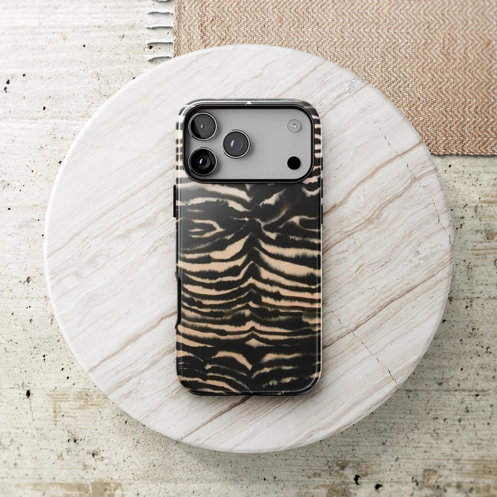 Organic Wild | Zebra Print iPhone Case
