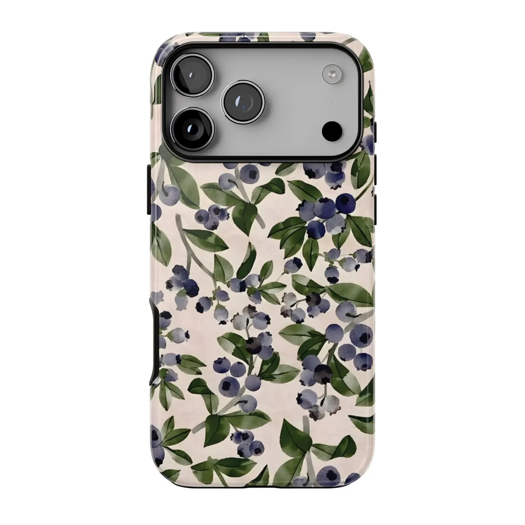 Blueberry Bliss | Fruity Floral iPhone Case