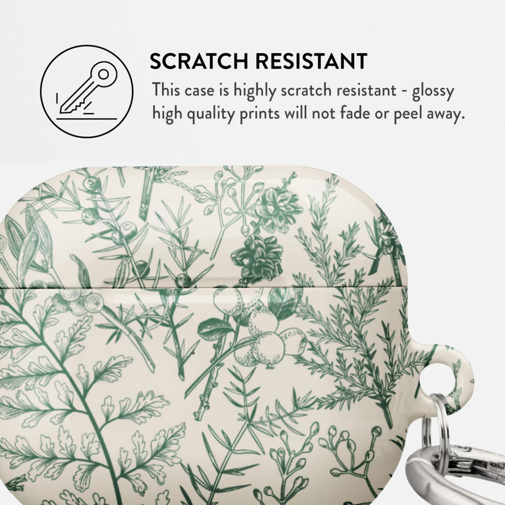 Sage Botanical AirPods Case