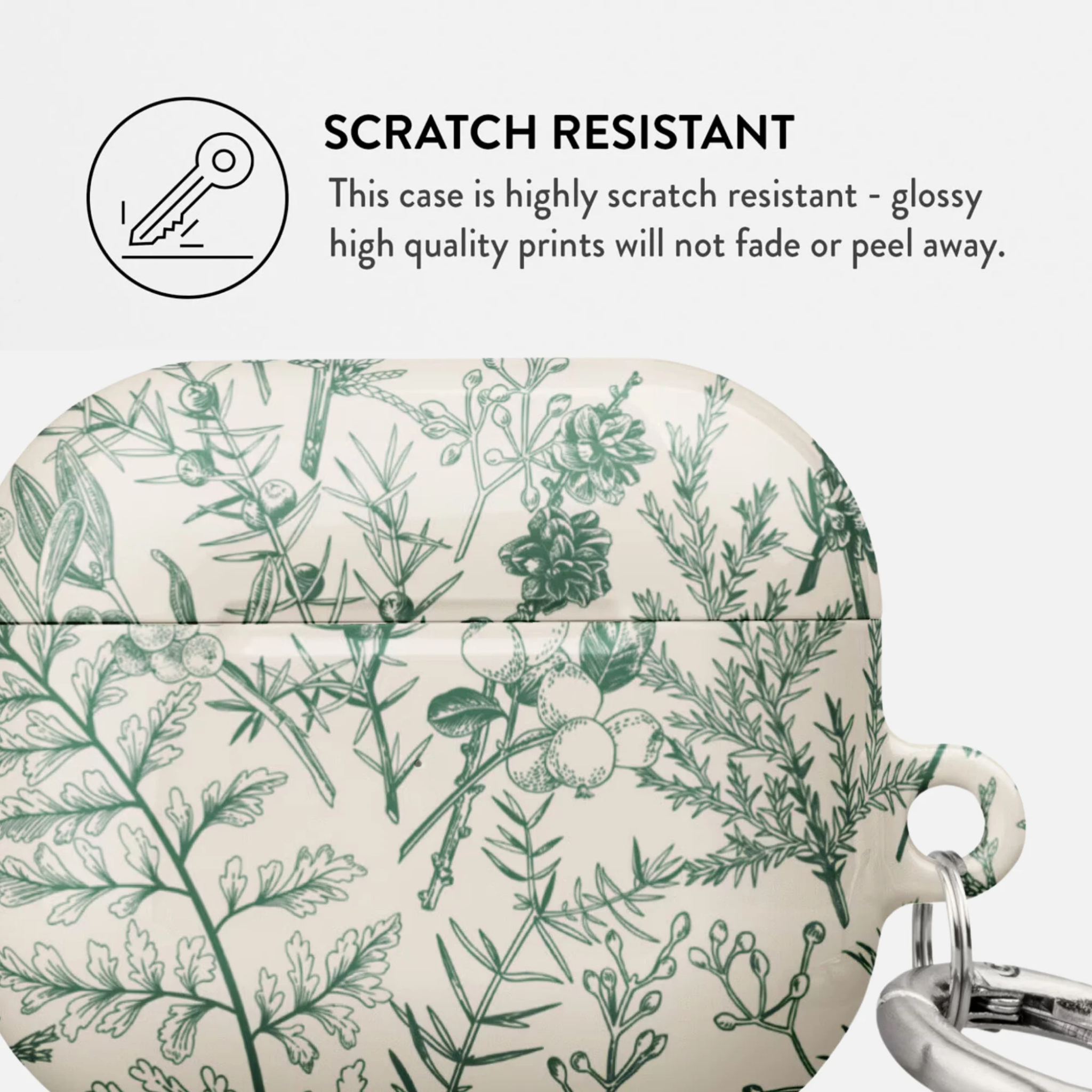Sage Botanical AirPods Case