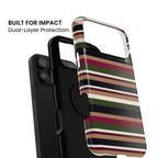 West End | Retro Striped iPhone Case