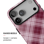 Berry Cute | Plaid iPhone Case