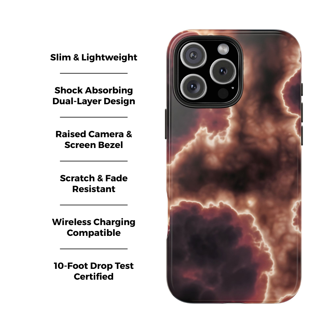 Coque iPhone Tie Dye Stormy |