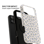 Love Notes | Blue Ditsy Floral iPhone Case