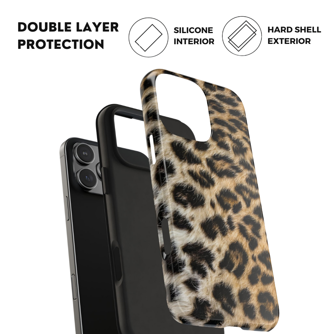 Coque iPhone à imprimé léopard marron Urban Chic |