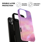 Stormy Purple Abstract iPhone Case