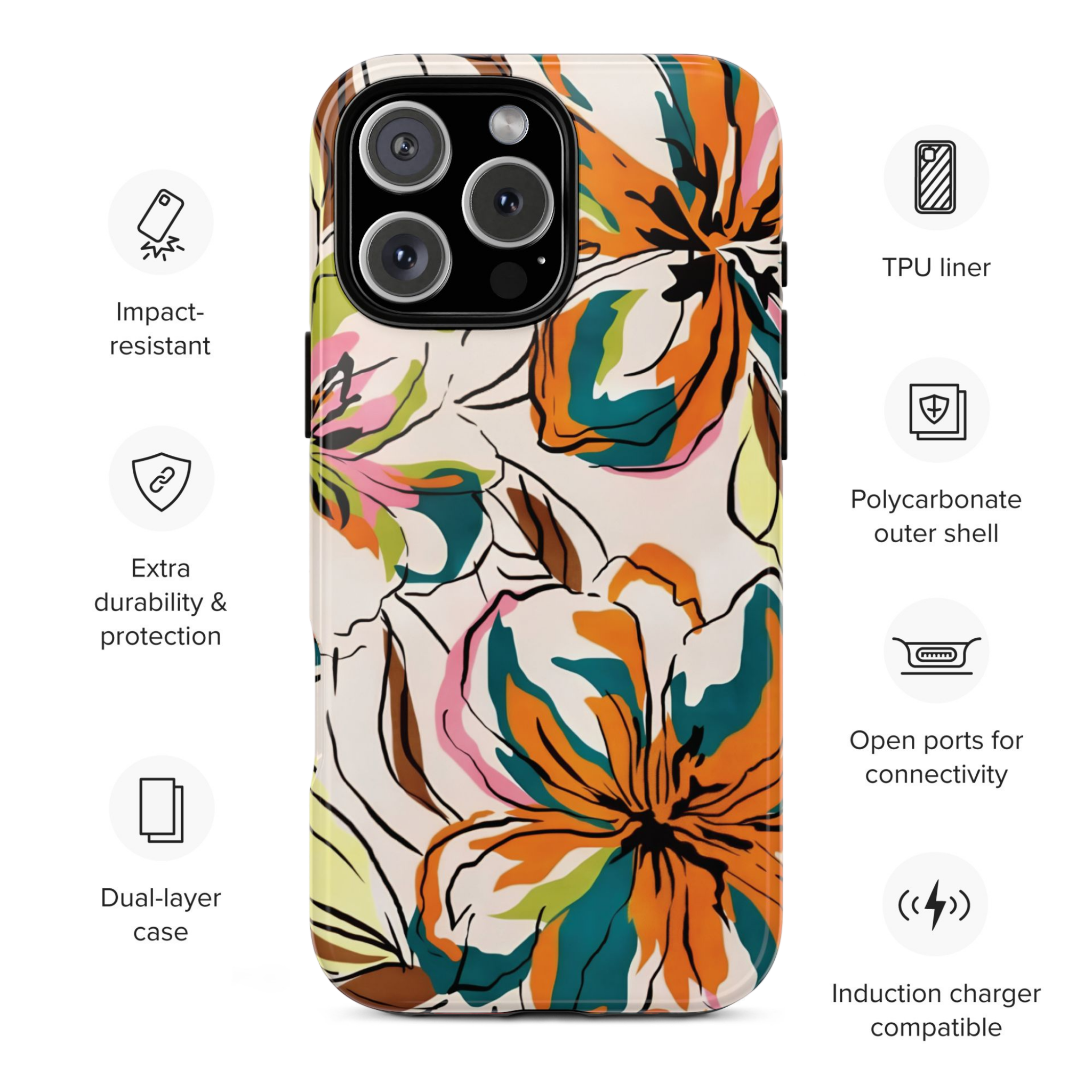 Riviera Flora iPhone Case